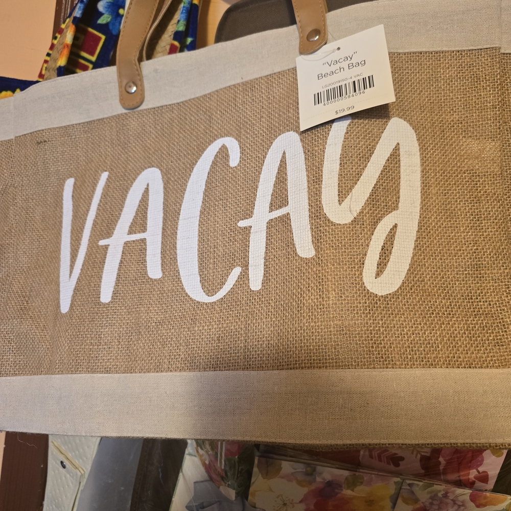 Vacay Tan and White Women's Tote Bag